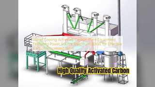 تجهیزات کارخانه کربن فعال 30 کیلووات خنک کننده آبی